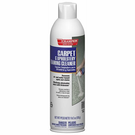 CHASE PRODUCTS Carpet & Upholstery Foaming Cleaner 12/18oz, 12PK 438-5148